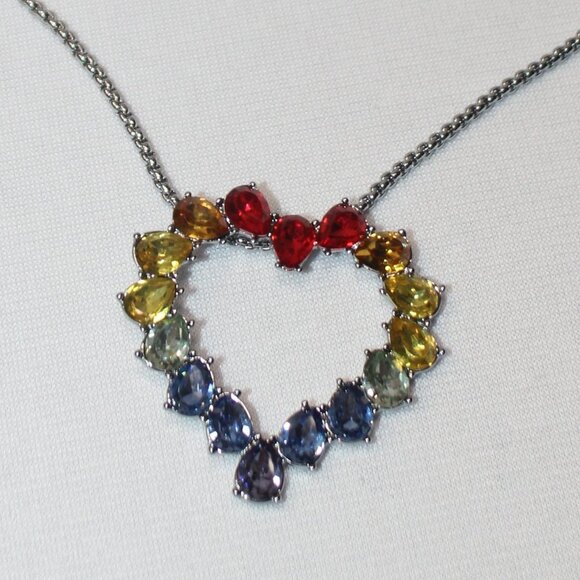 SIMPLY VERA Vera Wang Pride Matching Heart Pendant and Earring Set - Picture 15 of 15